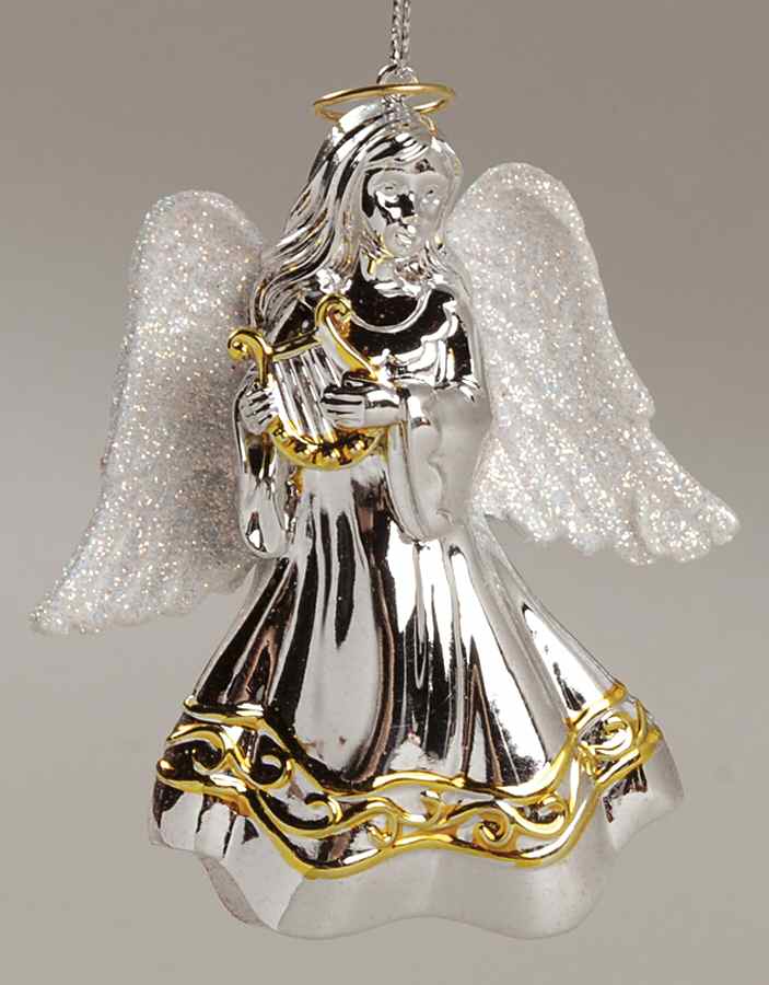 Reed & Barton Christmas Ornament Glitter Angel Ornament - No Box by Reed & Barton-1