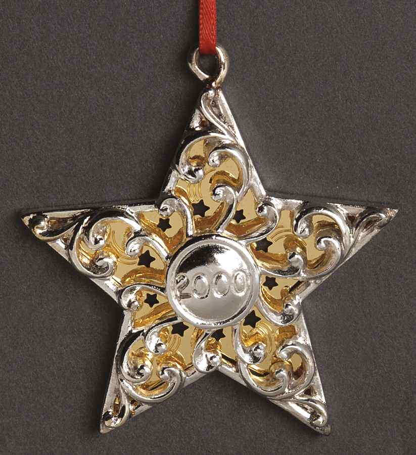 Reed & Barton Christmas Ornament Filigree Star - Boxed by Reed & Barton-1