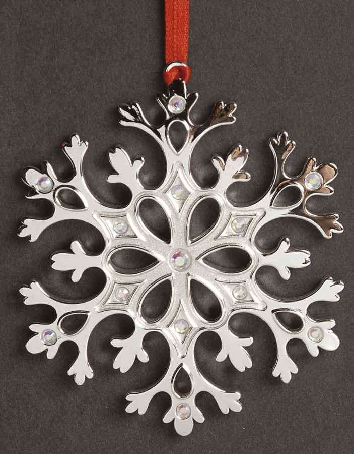 Reed & Barton Christmas Ornament Winter Sparkle Snowflake - Boxed by Reed & Barton-1
