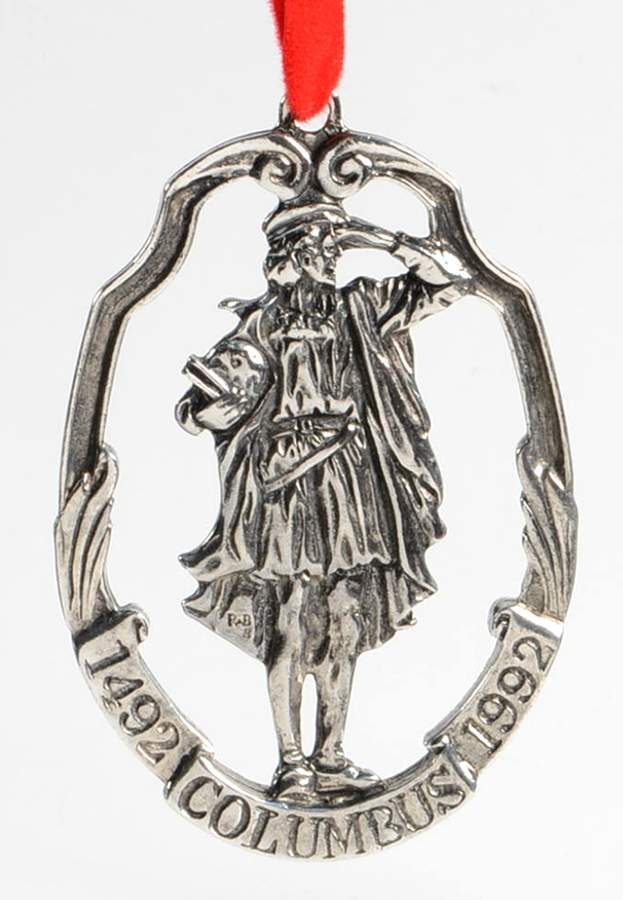 Reed & Barton Christmas Ornament Christopher Columbus Commemorative - No Box by Reed & Barton-1