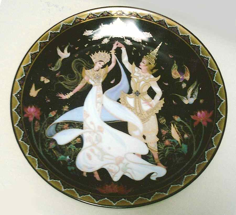 Love Story of Siam The Wedding Dance - No Box by Royal Porcelain-1