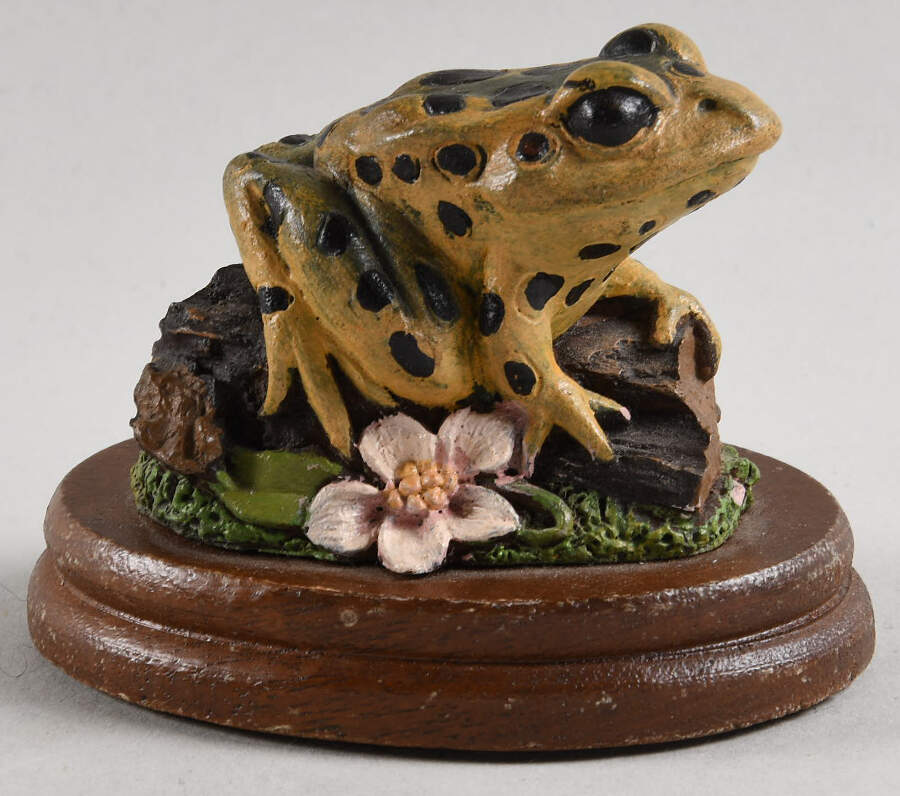 Bronze Menagerie-Americana Leopard Frog - No Box by Royal Doulton-1