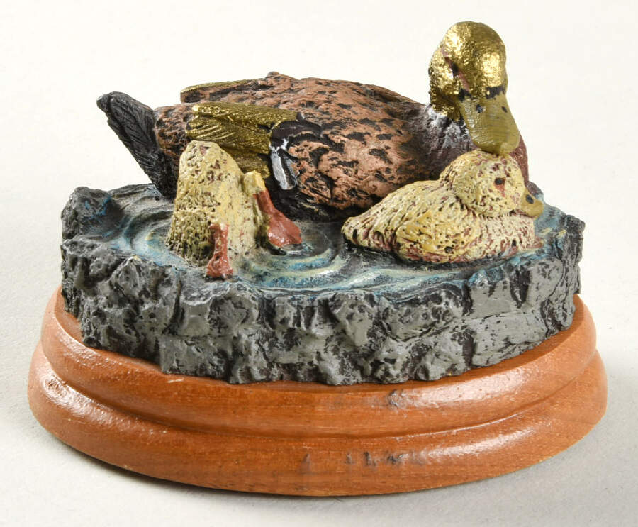Bronze Menagerie-Americana Ducks - Boxed by Royal Doulton-1