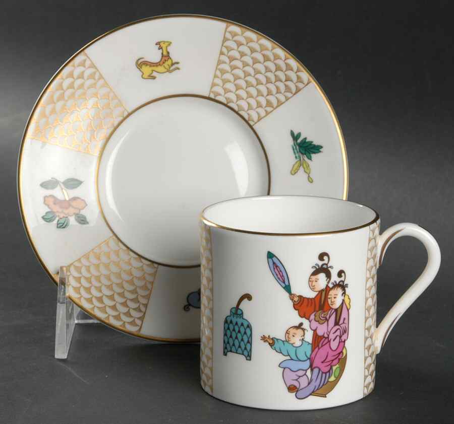 Blush Ivory Ware Chairman's Cup & Saucer - No Box by Royal Worcester-1