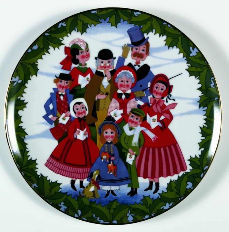 Christmas Plate Christmas 1977 - With Box by Ridgewood-1