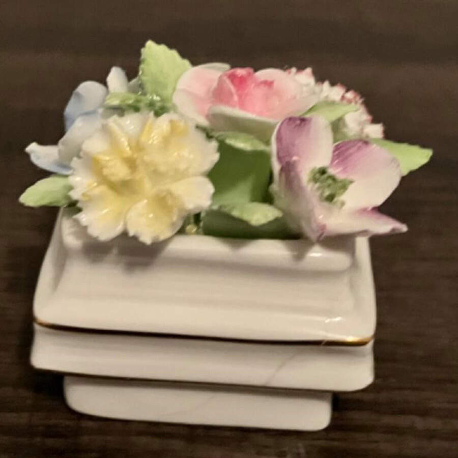 Florals Flower In Square Pot - No Box by Royal Doulton-1