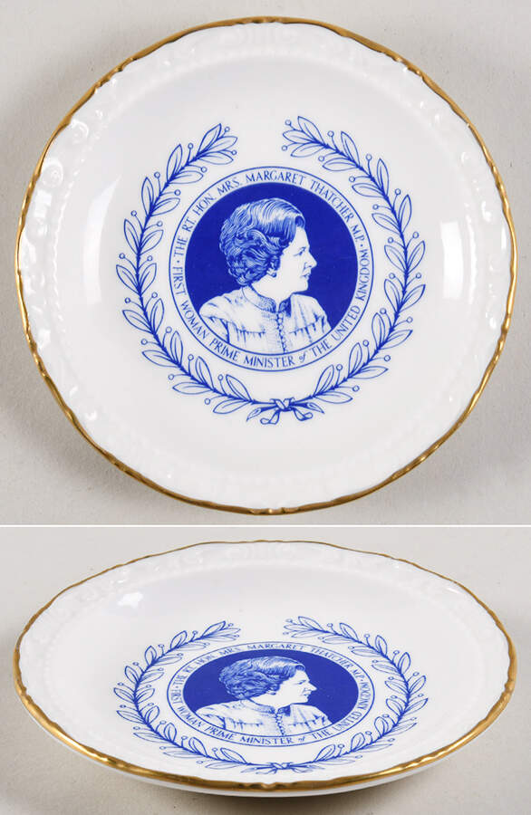 Royal Doulton Giftware Margaret Thatcher Plate - No Box by Royal Doulton-1