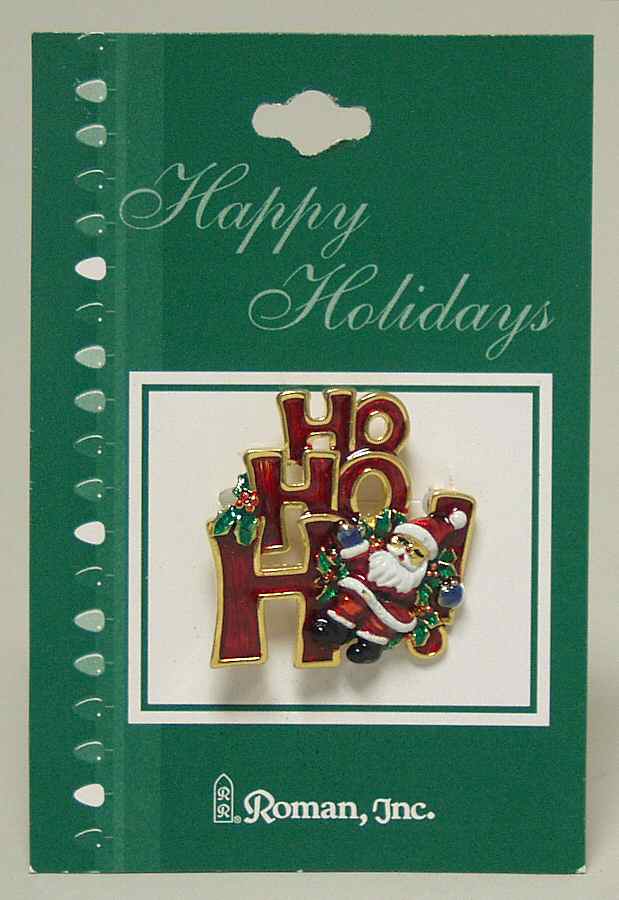Roman Christmas Jewelry Ho Ho Ho - No Box by Roman-1