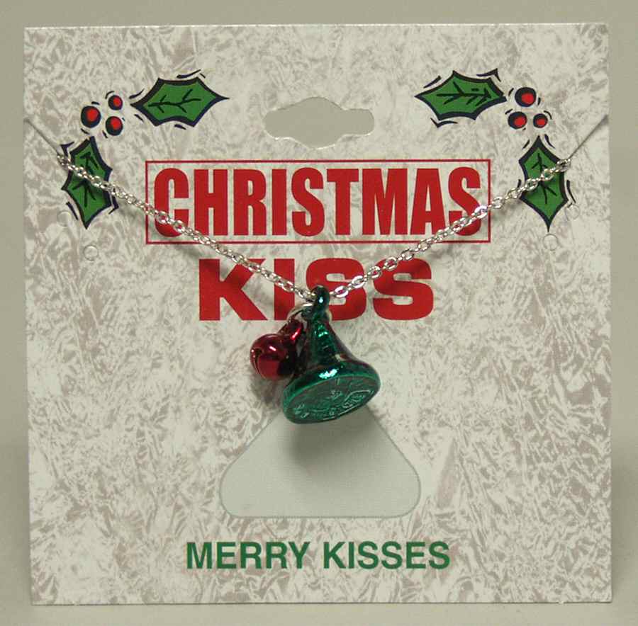 Roman Christmas Jewelry Christmas Kiss Necklace - No Box by Roman-1