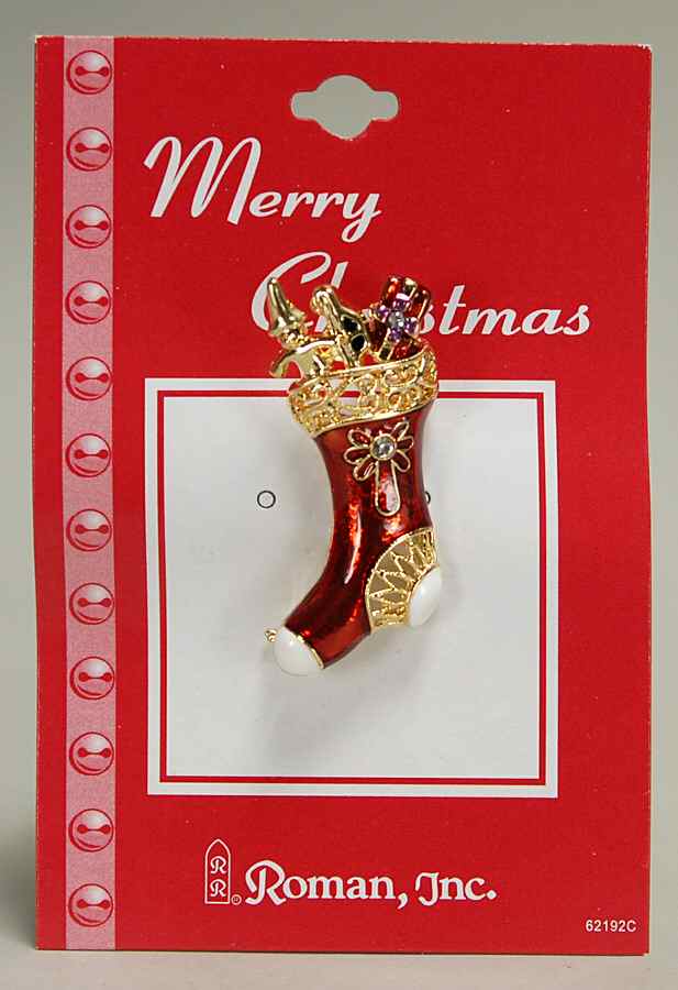 Roman Christmas Jewelry Stocking With Gifts - No Box by Roman-1