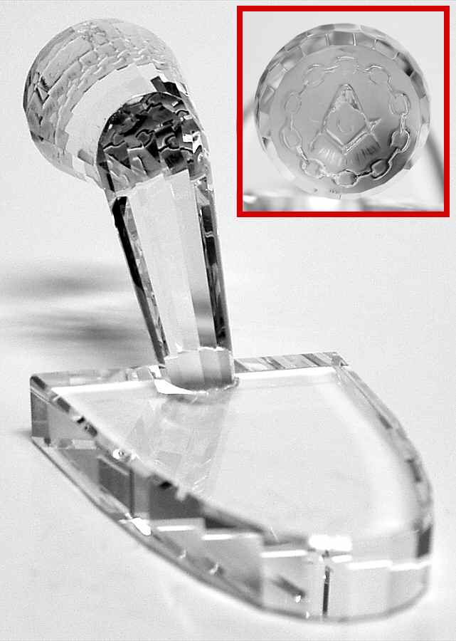 Crystalle-Masonic Trowel - No Box by Roman-1