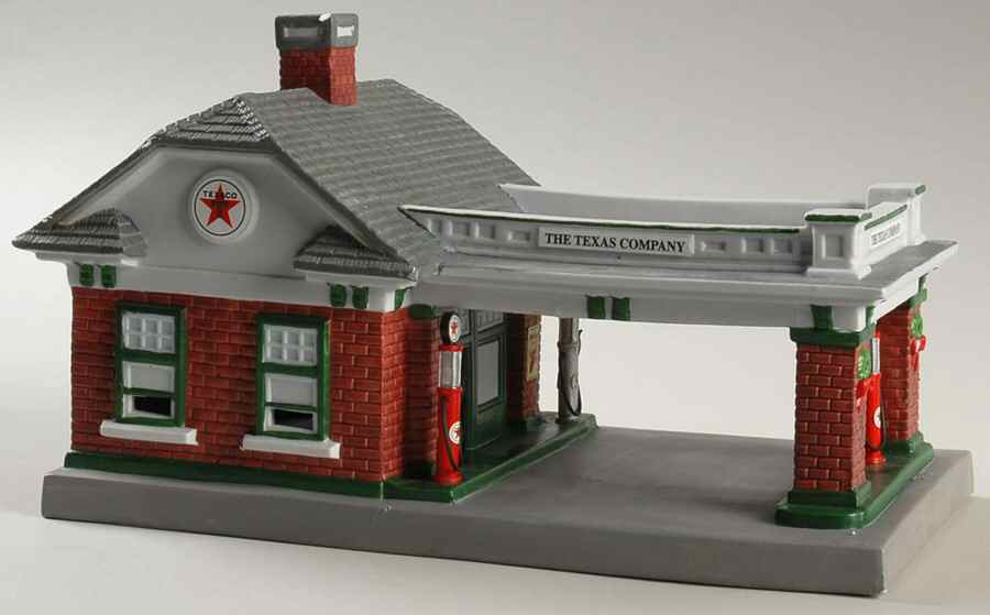 Texaco Town Filling Station Service Station #15 Dallas - Boxed by Racing Champions-1