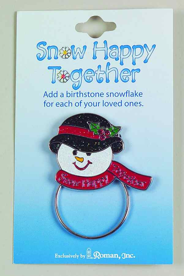 Snow Happy Together Snowman Pin - No Box by Roman-1