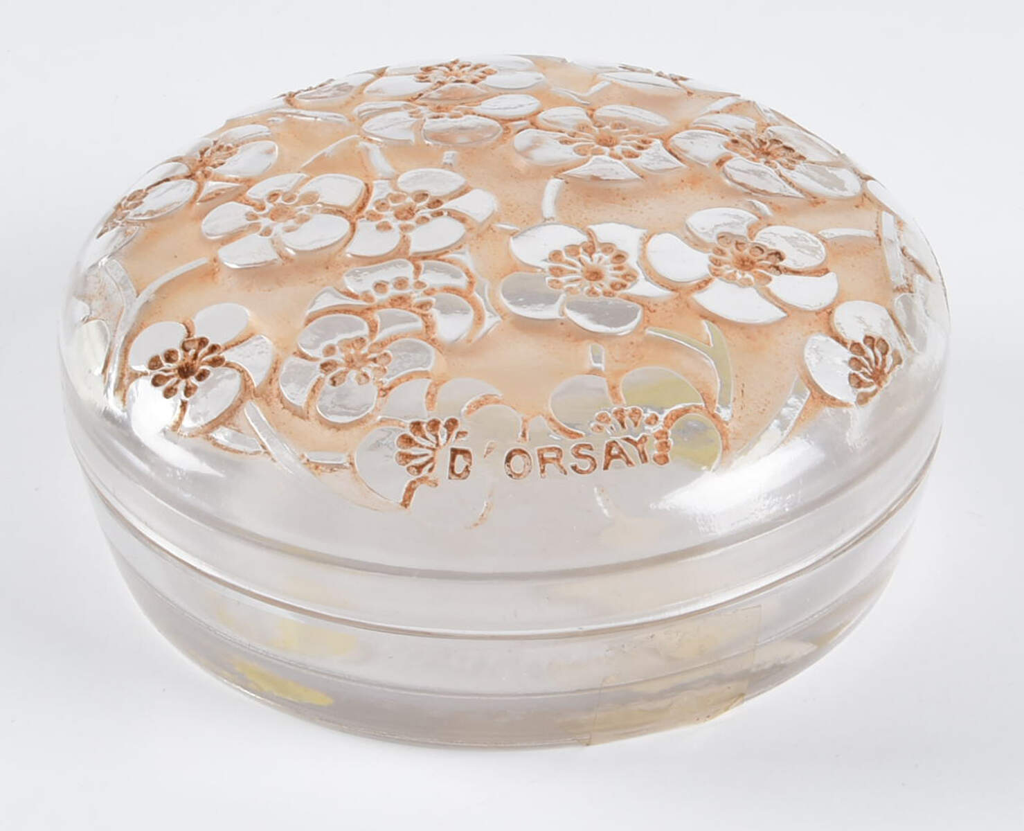 Boxes D'Orsay Powder Box & Lid by Rene Lalique-1