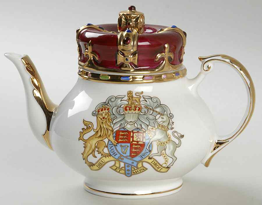 Royale Stratford Royalty Giftware Elizabeth Ii Golden Jubilee Teapot - No Box by Royale Stratford-1