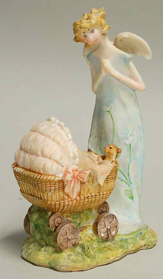 Angel Blossoms Angel Pushing Carriage - No Box by Roman-1
