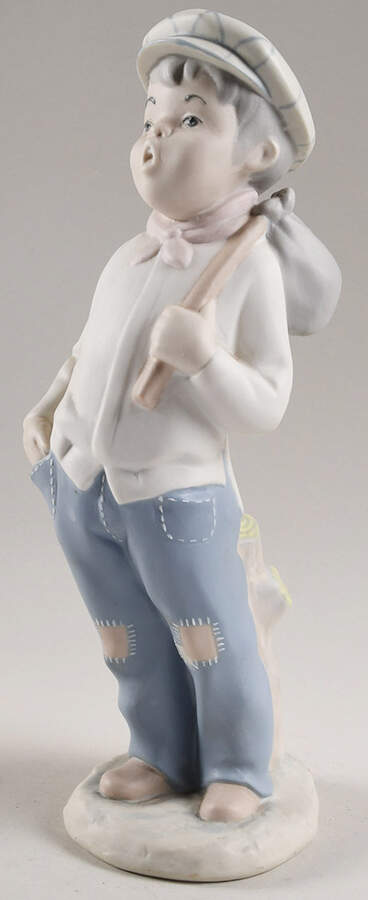 Rex Porcelain Figurine Hobo Boy - No Box by Rex Porcelain-1