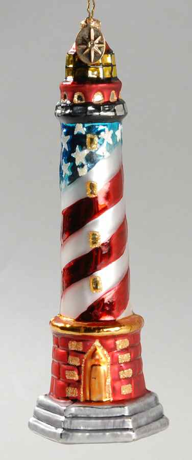 Lighthouses Liberty Lighthouse - No Box by Christopher Radko-1