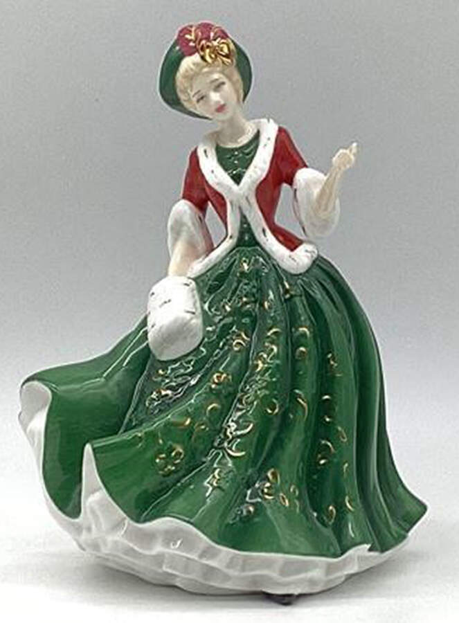 Pretty Ladies Petites Christmas Day - Boxed by Royal Doulton-1