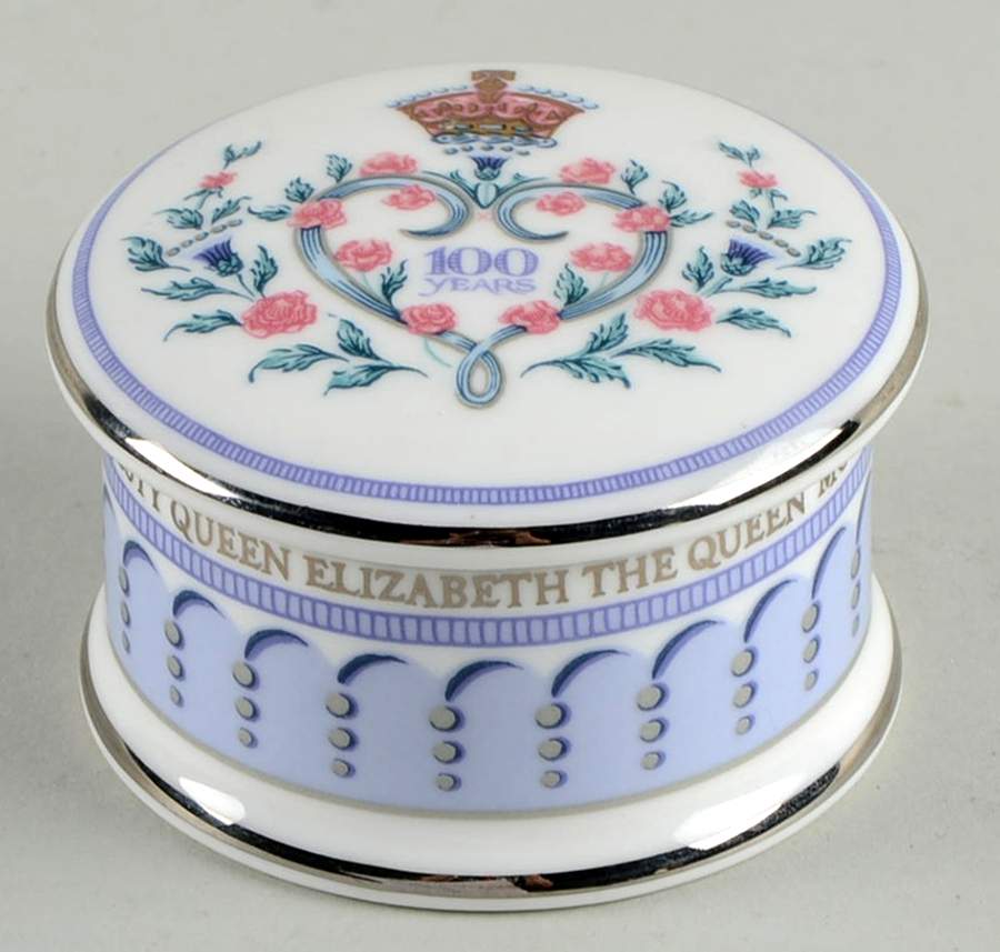Queen Mother-Centenary Trinket Box - No Box by Royal Collection-England-1
