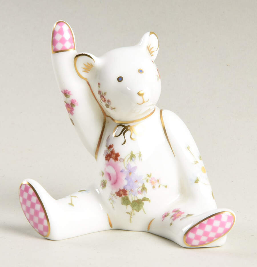Miniature Bear Collection Girl Posie - Boxed by Royal Crown Derby-1