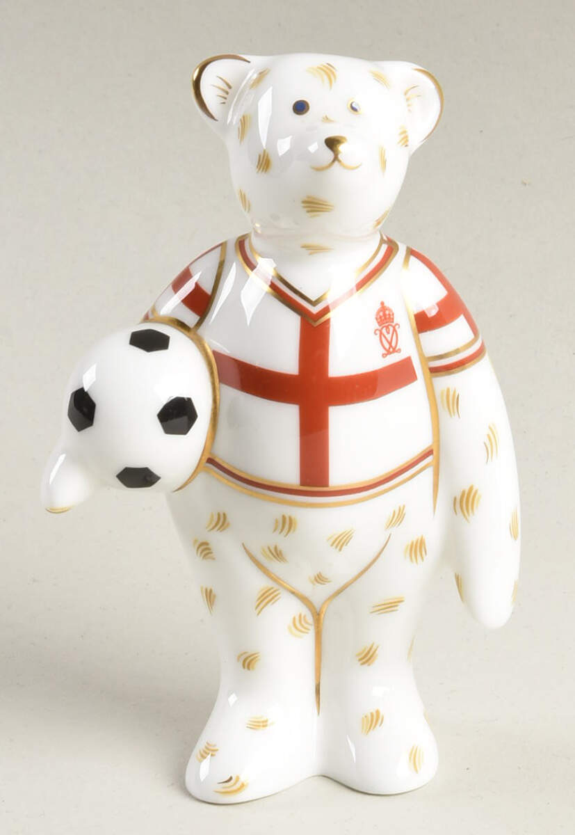Miniature Bear Collection Footballer-Goviers Exclusive - No Box by Royal Crown Derby-1