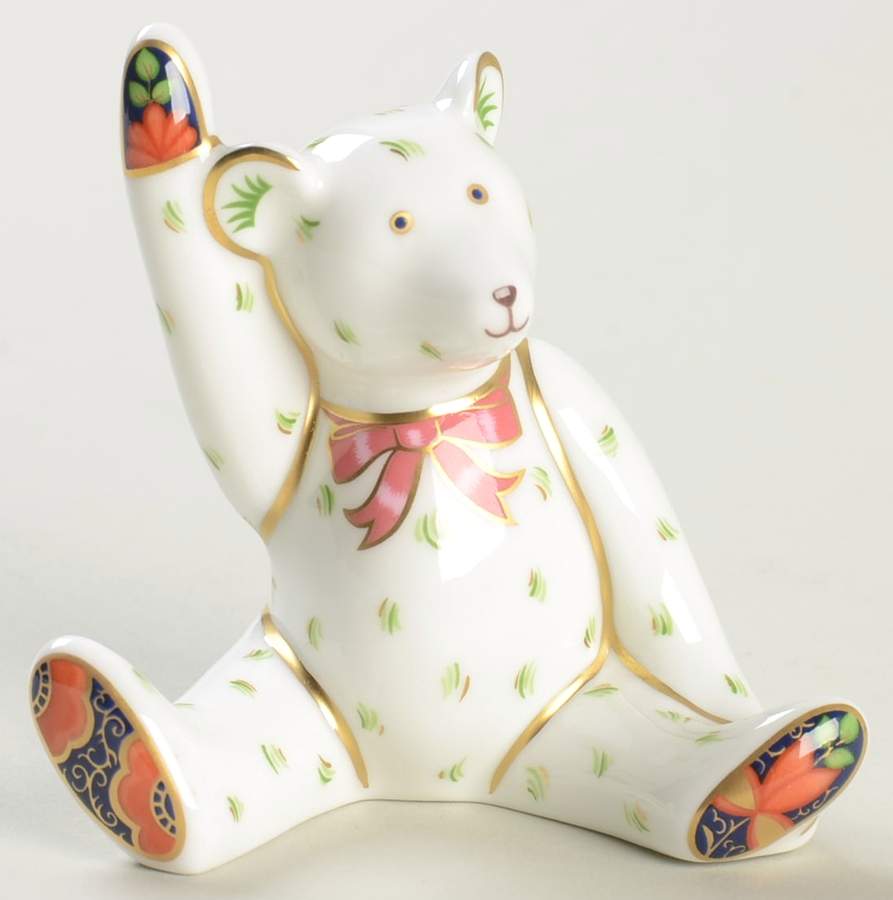 Miniature Bear Collection Victoria Wave Bear - No Box by Royal Crown Derby-1