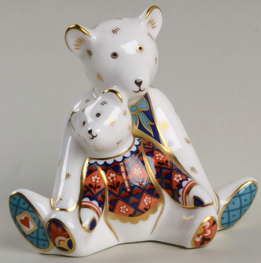 Miniature Bear Collection Mummy And Charlotte - Boxed by Royal Crown Derby-1