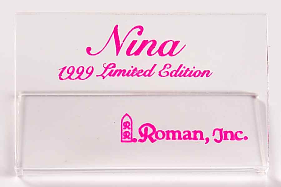 Advertising Signs Nina Limited Edition - Plastic Advertising Sign by Roman-1