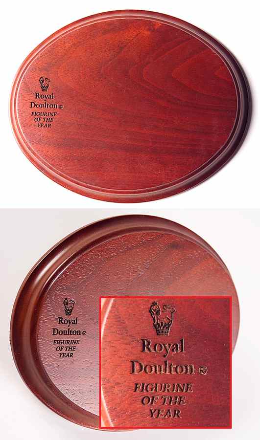 Advertising Signs 2 Tier Wall Plaque/12 Items/Miniatures - Wooden Display Advertising Sign Stand by Royal Doulton-1