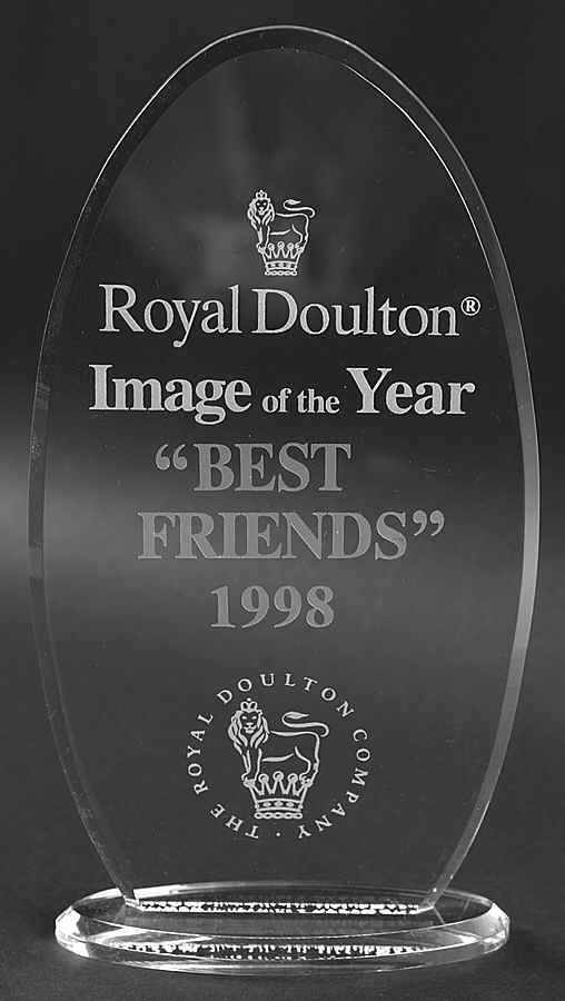 Advertising Signs Image Of The Year/Best Friends - Lucite Advertising Sign by Royal Doulton-1