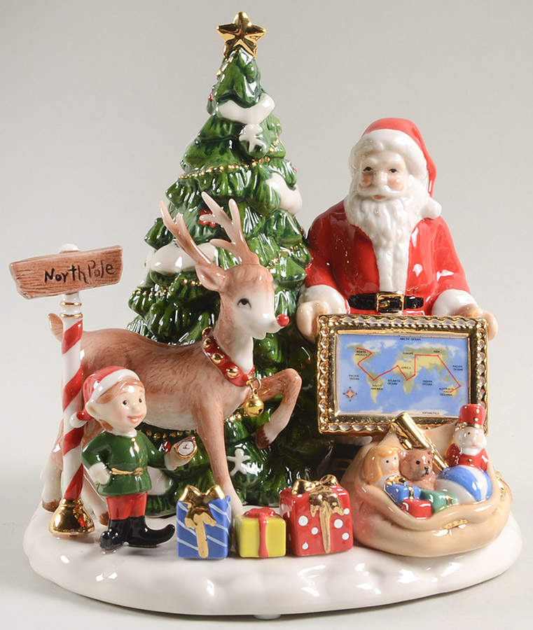 Holiday Traditions Santa's World Map - No Box by Royal Doulton-1