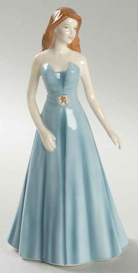 Signs of the Zodiac Aquarius - Boxed by Royal Doulton-1