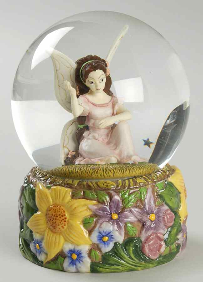 Disney Fairies Giftware Sprinkling Of Fairy Dust Snowglobe - No Box by Royal Doulton-1