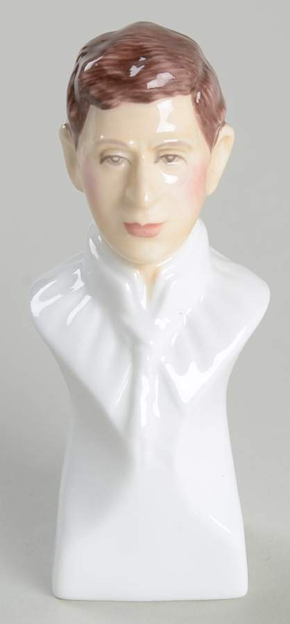 Royalty Commemoratives Prince Charles Mini Bust - No Box by Royal Staffordshire-1