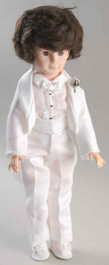 Bridal Groom White Tux - No Box by Royal House of Dolls-1