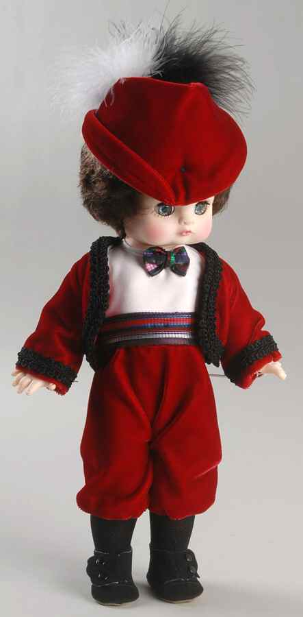 Christmas Timmy Ltd Ed Red Velvet - Boxed by Royal House of Dolls-1