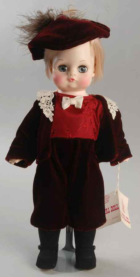 Christmas Timmy Red Velvet - Boxed by Royal House of Dolls-1