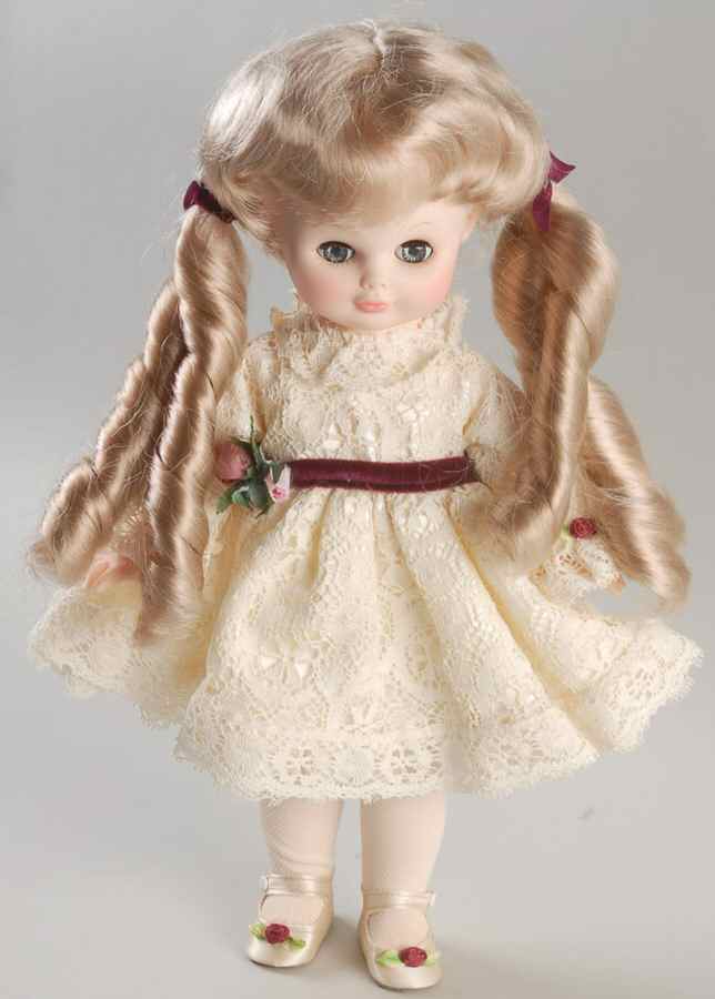 Christmas Tammy Ltd Ed Cream Lace Dress - Boxed by Royal House of Dolls-1