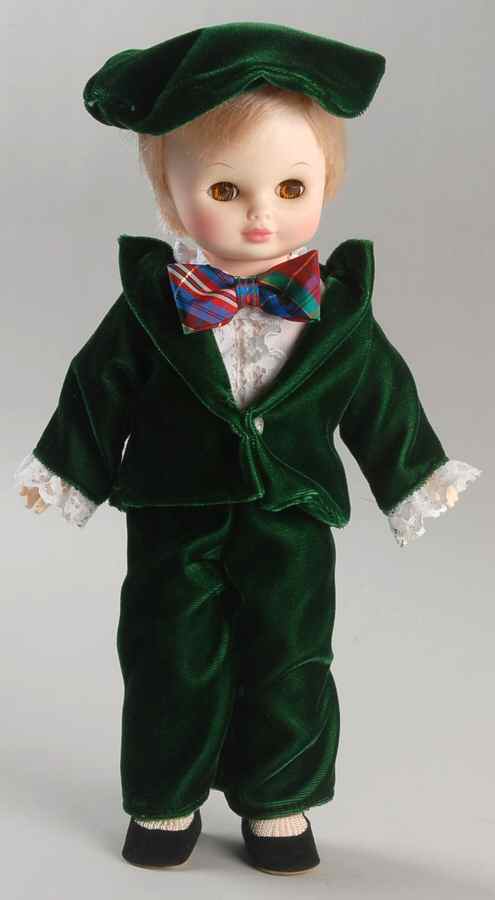 Christmas Timmy Green Velvet  - No Box by Royal House of Dolls-1