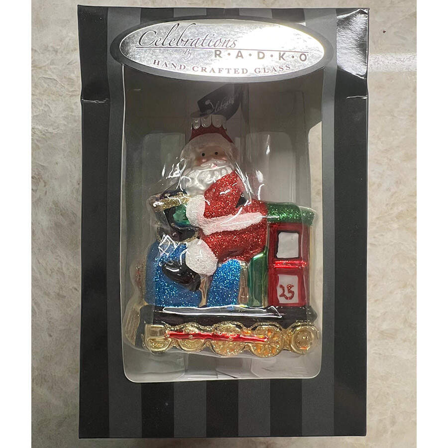 Celebrations Santa Train - No Box by Christopher Radko-1