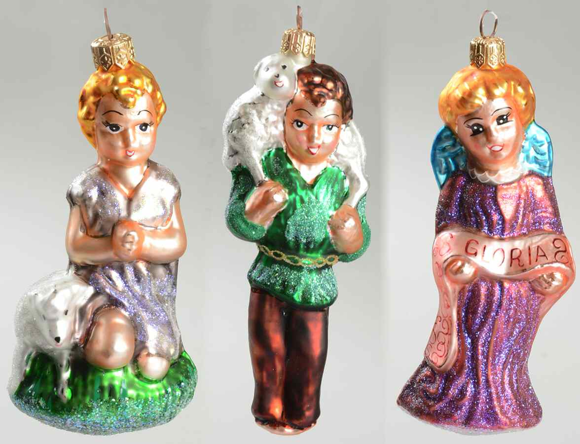 Nativity Series Shepherds' Prayer-Boxed Set Of 3 - No Box by Christopher Radko-1