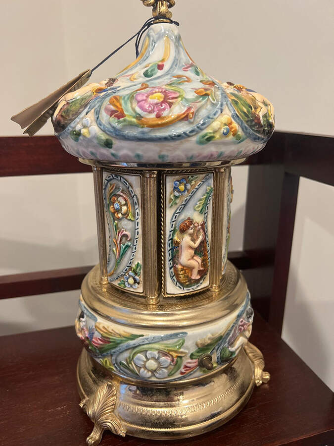 Reuge Music Boxes Carousel-Raindrops Keep Fallin - No Box by Reuge-1