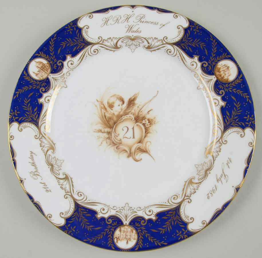 Royalty Commemorative Events Princess Diana 21st Birthday Plate - No Box by Royal Stafford-1