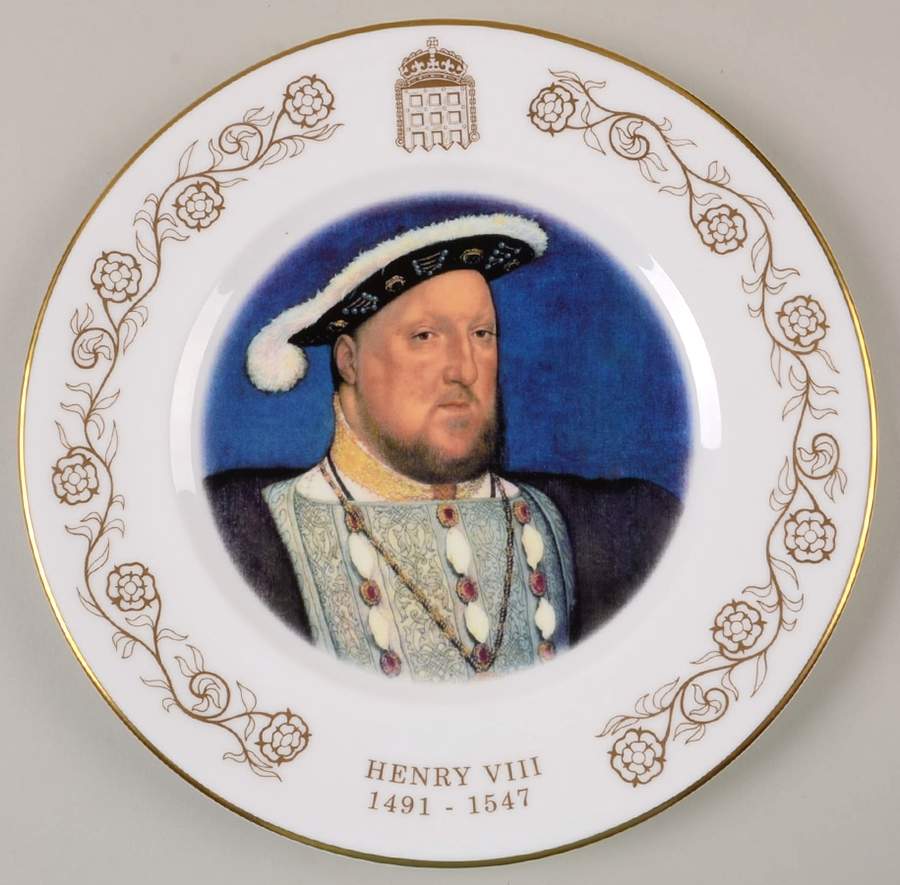 Royal Crown Duchy Royalty Giftware Henry Viii,1491-1547,Plate - With Box by Royal Crown Duchy-1
