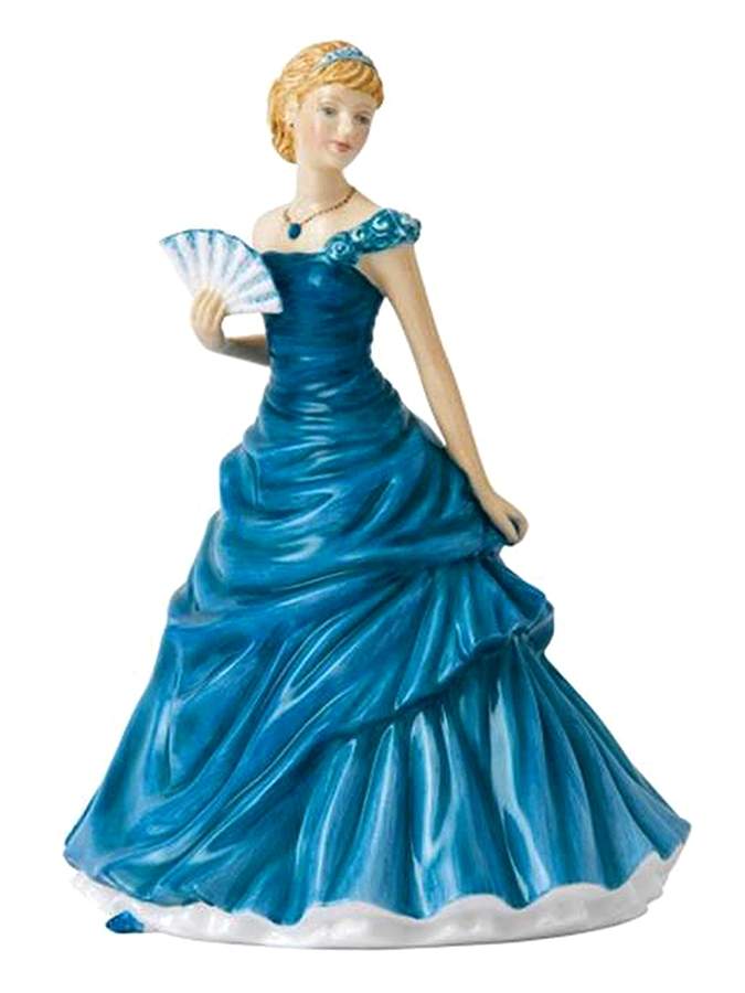 Birthstone Petites December-Turquoise - No Box by Royal Doulton-1