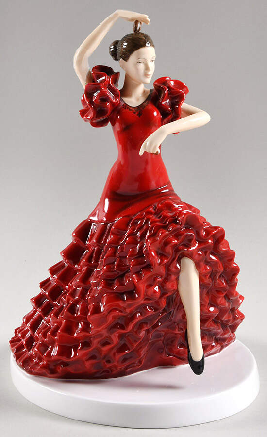 Dances of the World Spanish Flamenco - No Box by Royal Doulton-1