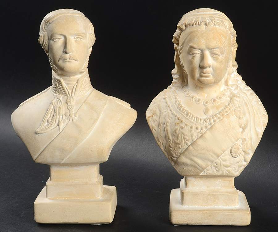 Royalty Busts Victoria & Albert 60th Anniverary - No Box by Robinson&Leadbetter-1
