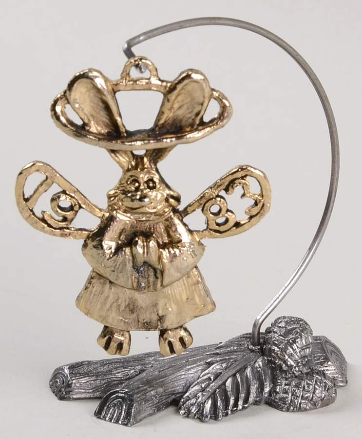 Ornaments Ann Rabbit With Wings - No Box Nb1983 by Ricker Bartlett Casting Studio-1