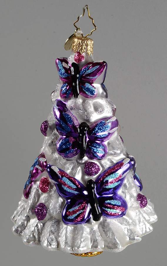 Diabetes Awareness Butterfly Bounty - No Box by Christopher Radko-1